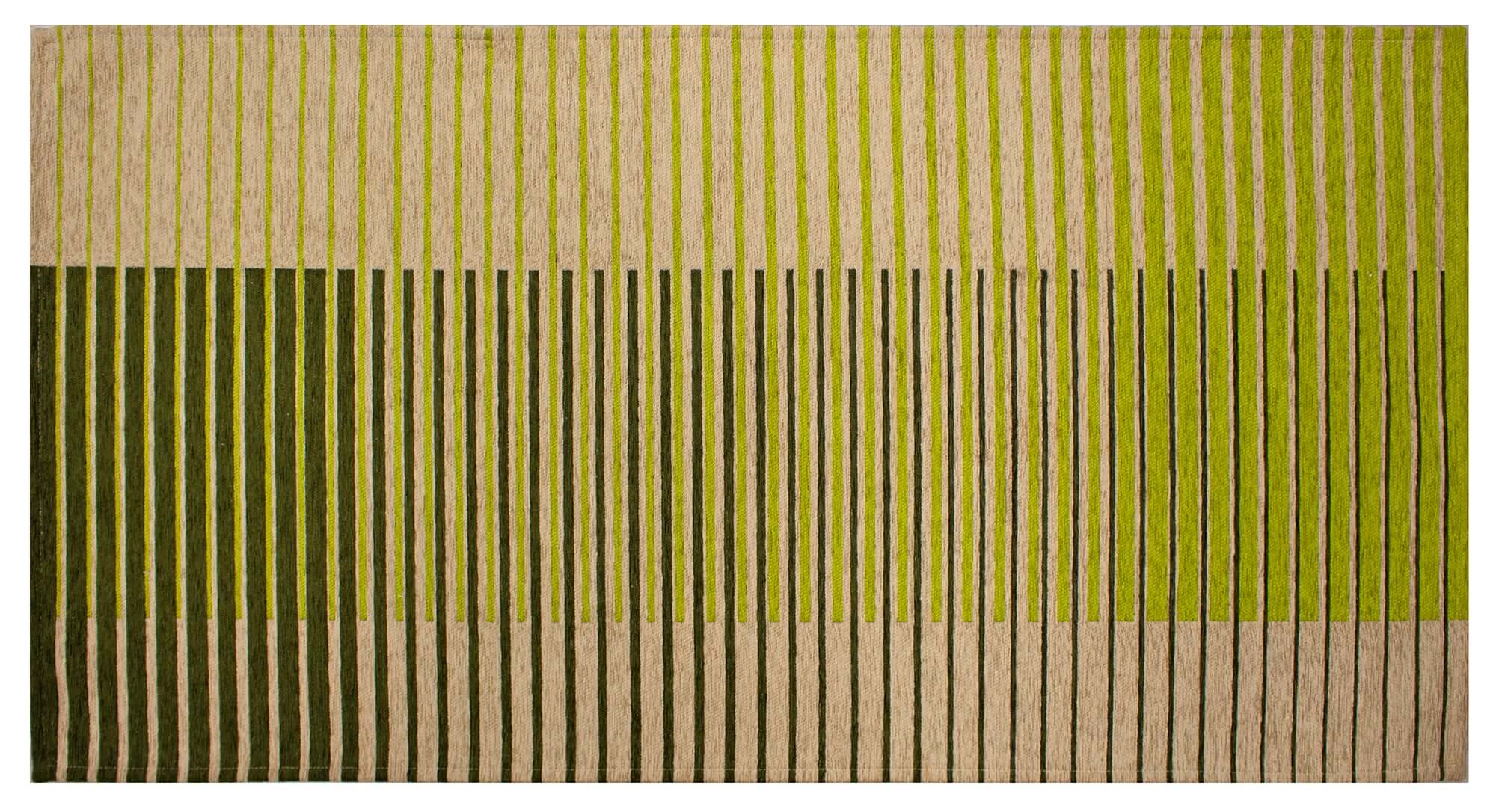 TAPPETO ARREDO NEON CON RETRO ANTISCIVOLO, design raffinato con linee sottili su sfondo sfumato moderni.