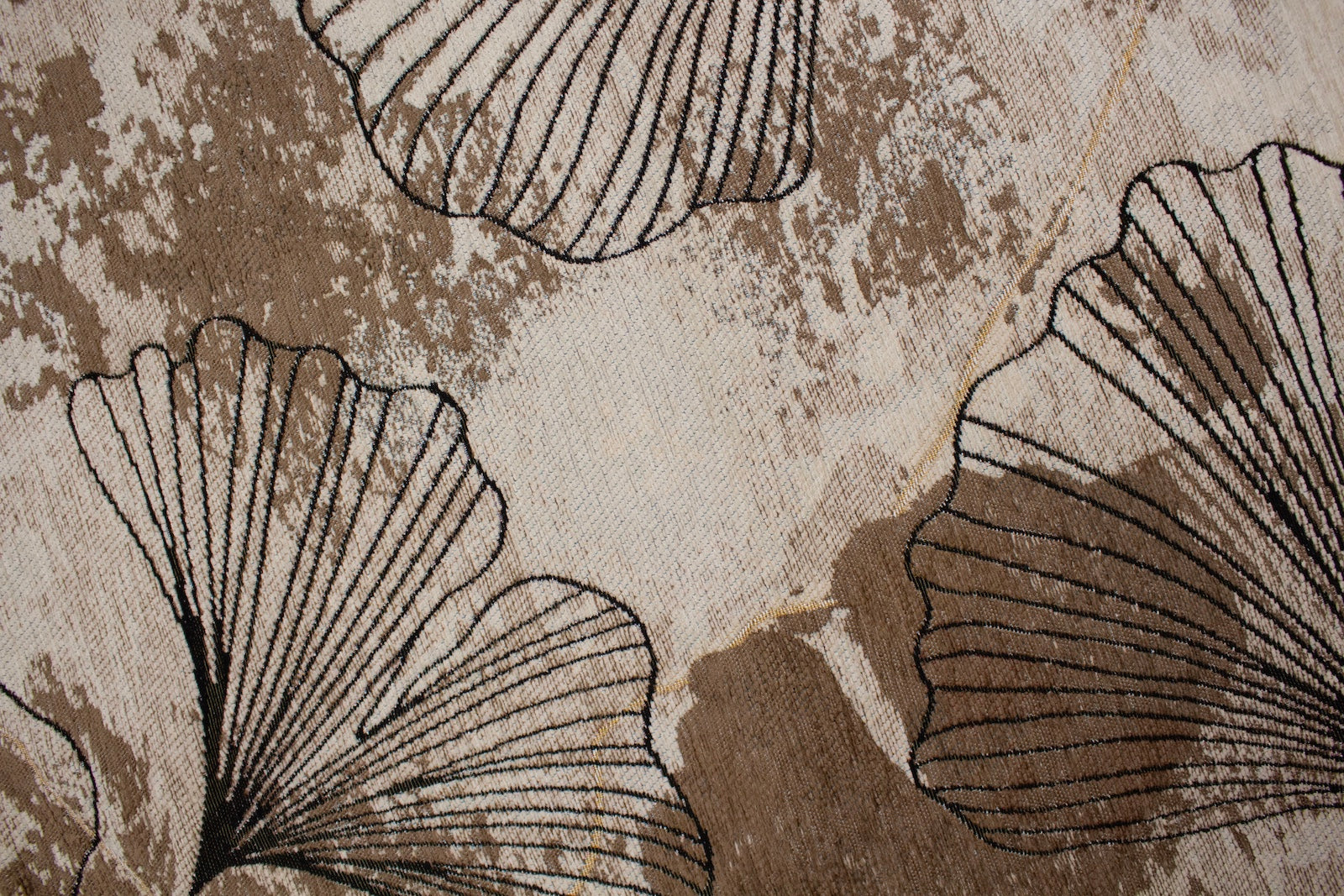 DEKORATIONSTEPPICH DESIGN VIENNA FARBE WARMGRAU 140X200 CM MIT RUTSCHFESTER UNTERLAGE