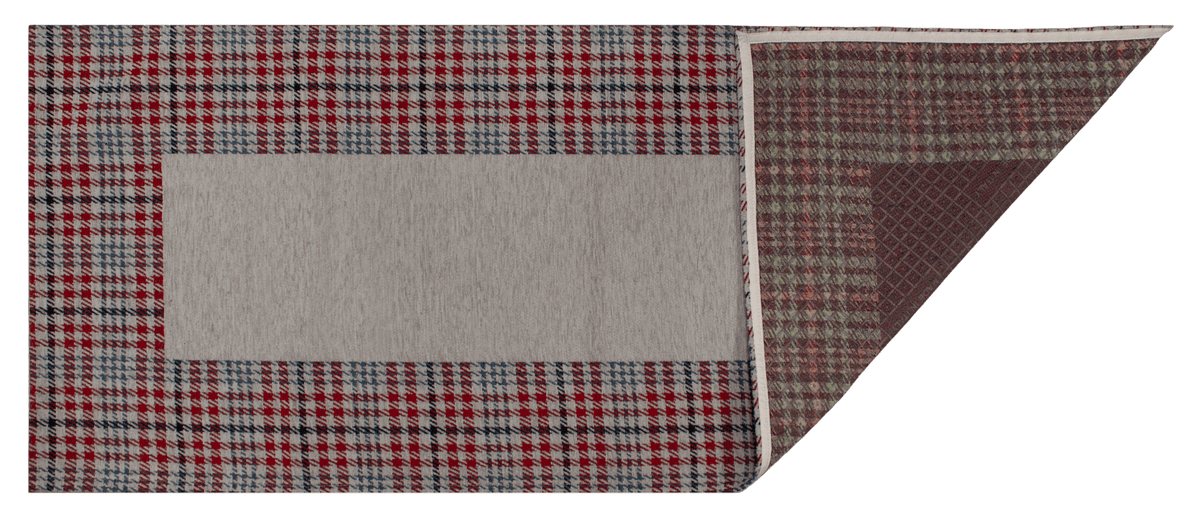 TAPPETO DA CUCINA DIS.OXFORD CON ANTISCIVOLO, moderno e dal design accattivante, realizzato in morbida ciniglia.