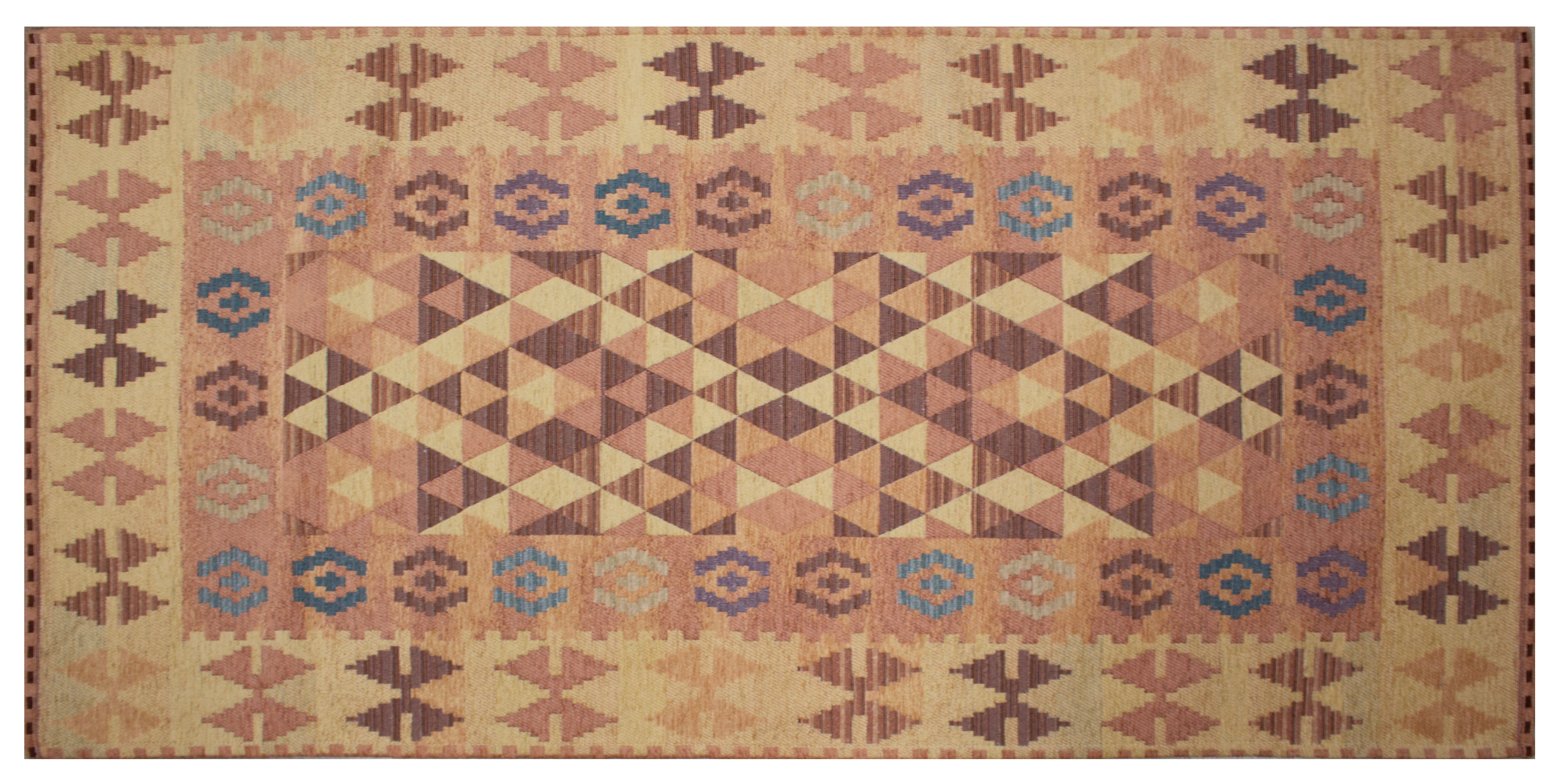 TAPPETO ARREDO DIS.KILIM CON ANTISCIVOLO