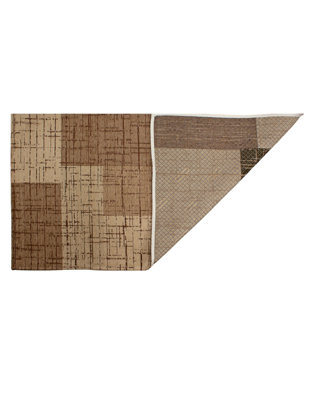 GEOMETRISCHER DEKORATIONSTEPPICH MONDRIAN FANGO 160X240 CM MIT RUTSCHFESTER UNTERSEITE