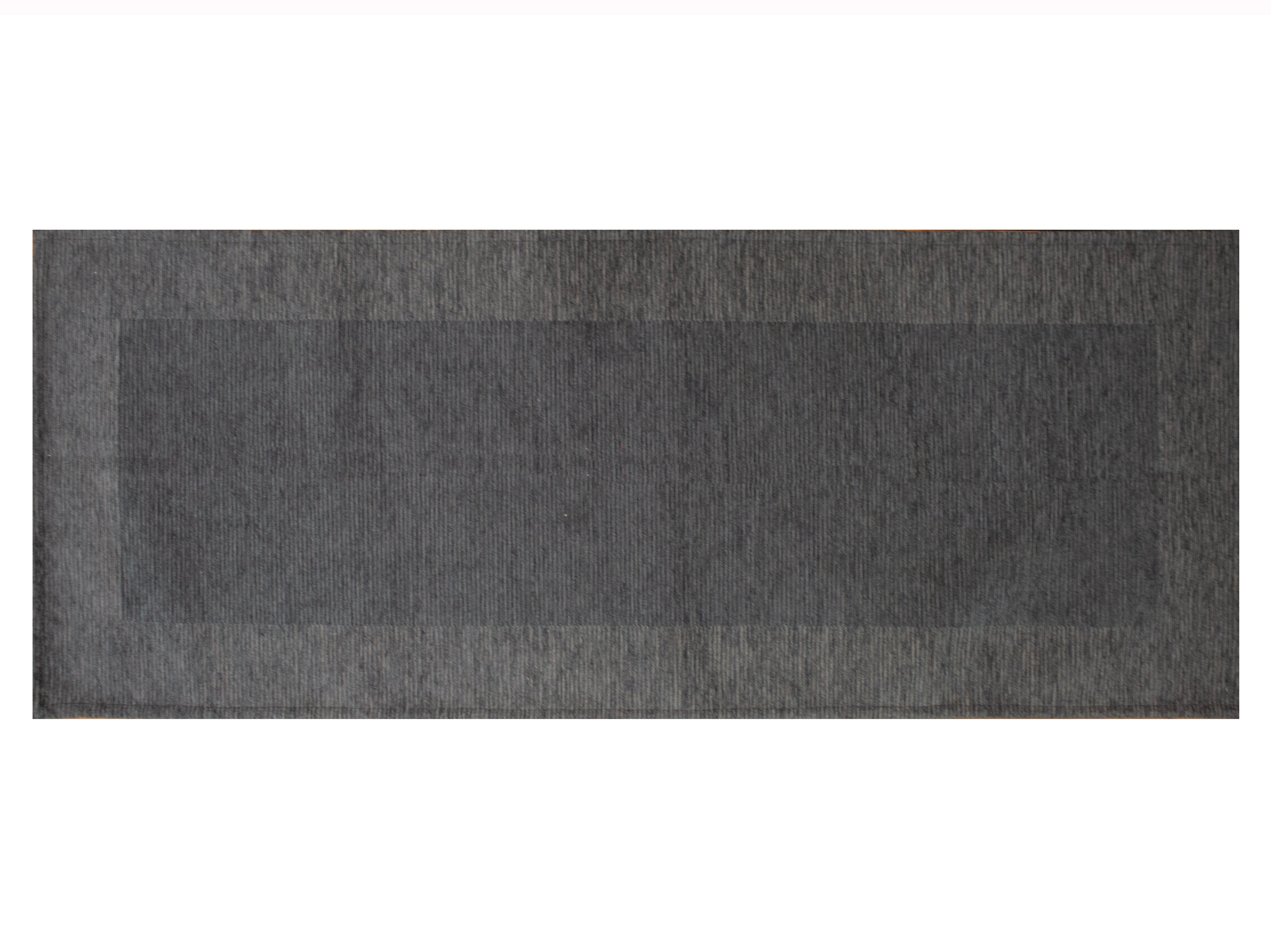 KÜCHENMATTE MIT STREIFENMUSTER FARBE TOPASBLAU 57X85 CM MIT RUTSCHFESTER UNTERLAGE