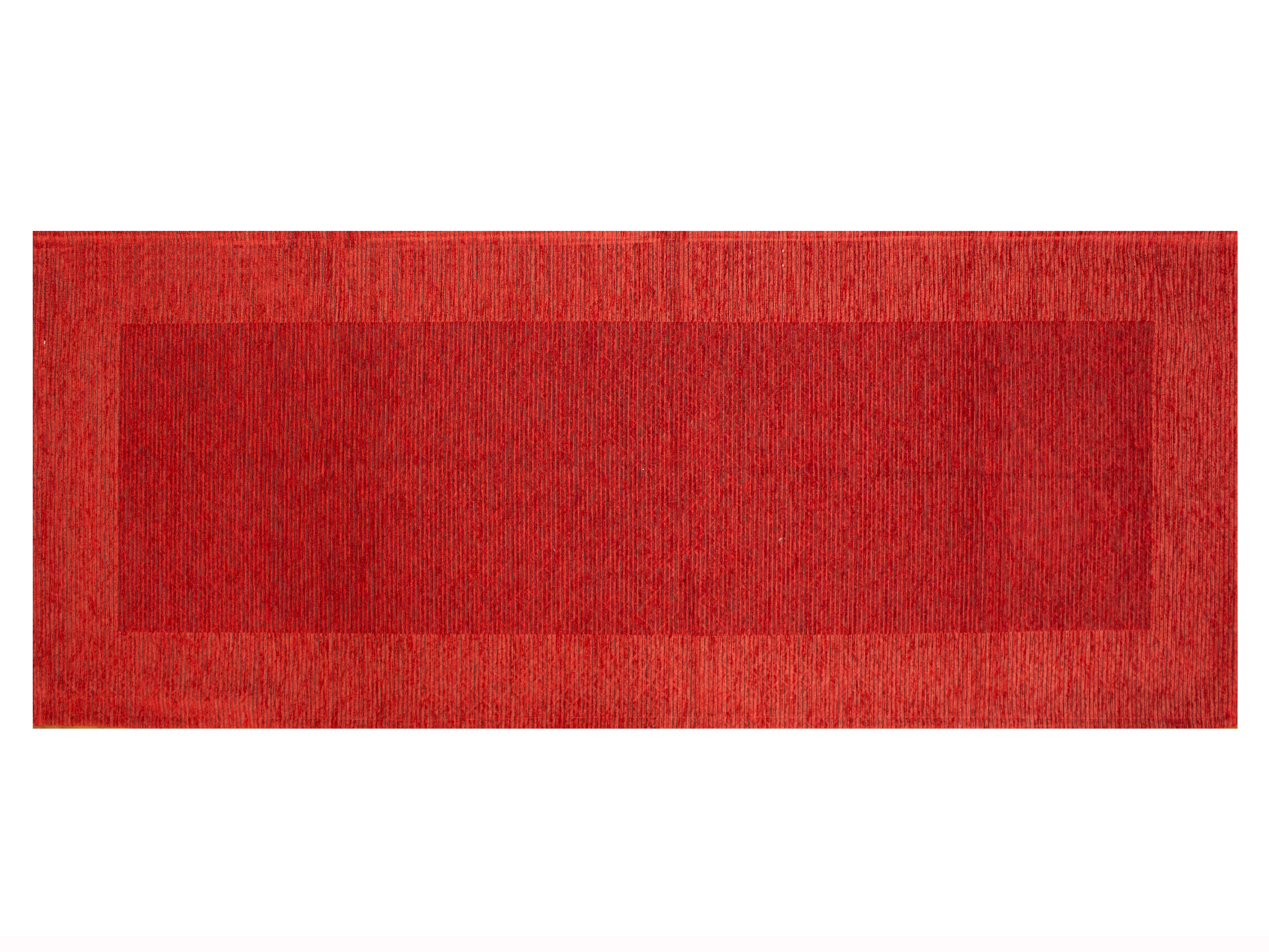 KÜCHENMATTE MIT STREIFENMUSTER FARBE TOPASBLAU 57X85 CM MIT RUTSCHFESTER UNTERLAGE