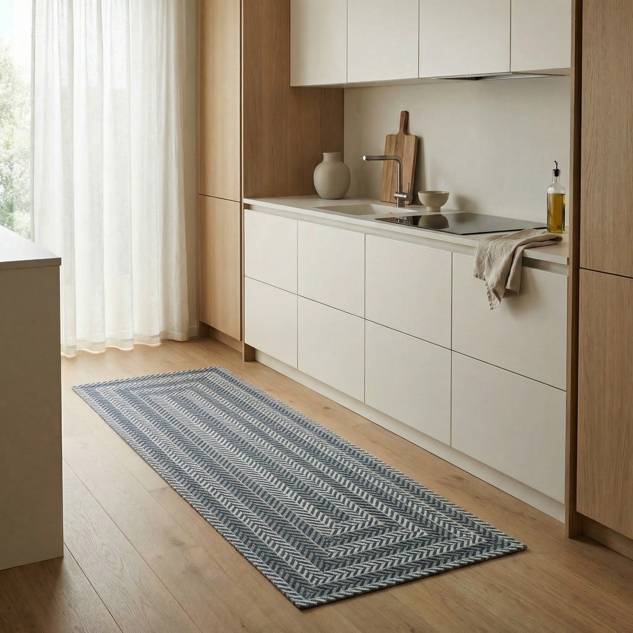 TAPPETO DA CUCINA DIS. SALICE CON ANTISCIVOLO