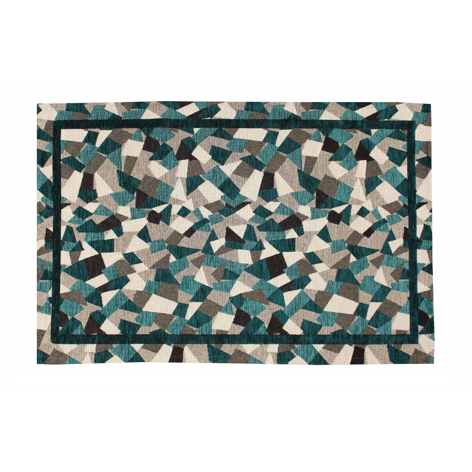 TAPPETO DA CUCINA DIS.MOSAICO CON ANTISCIVOLO con disegno moderno e colori vivaci, morbido e facile da pulire.