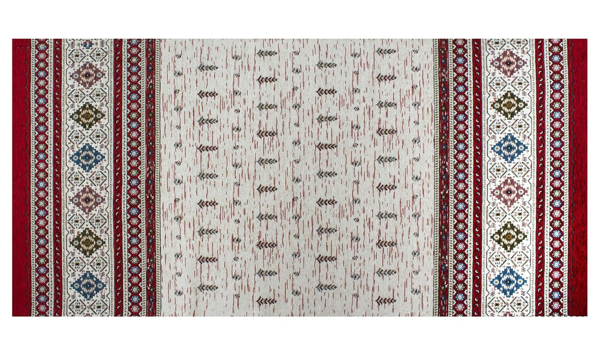TAPPETO ARREDO LOOM CON ANTISCIVOLO design colorato e moderno con dettagli intricati e texture morbida.