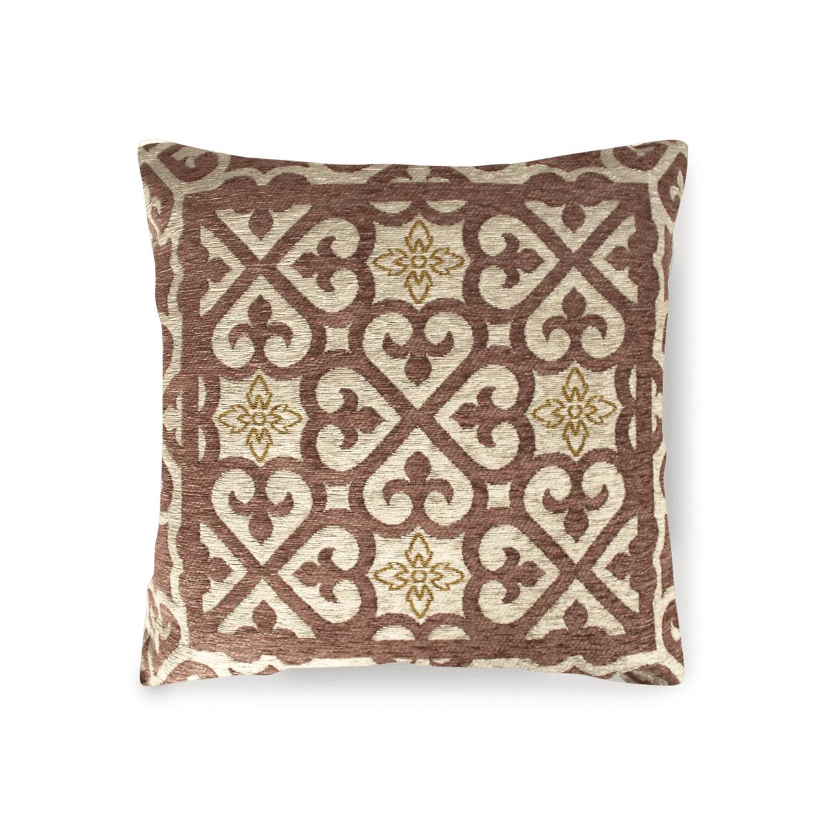 COPPIA CUSCINI ARREDO JACQUARD SFODERABILI ARABIC, cuscino decorativo in jacquard con motivo colorato.