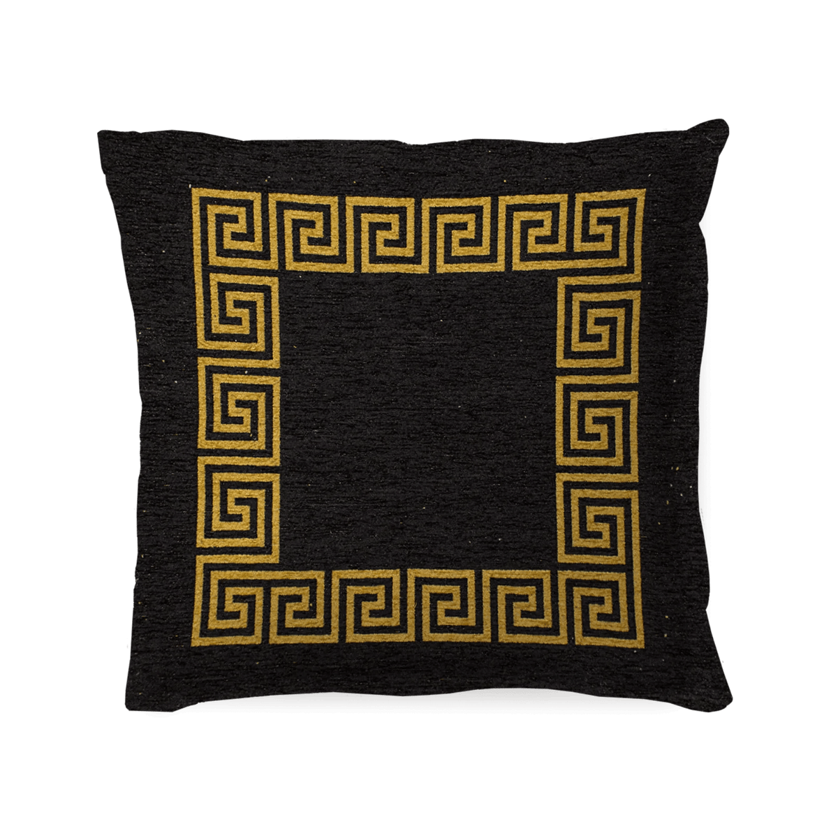 COPPIA CUSCINI ARREDO JACQUARD SFODERABILI ATENE, cuscino decorativo in jacquard con design geometrico.