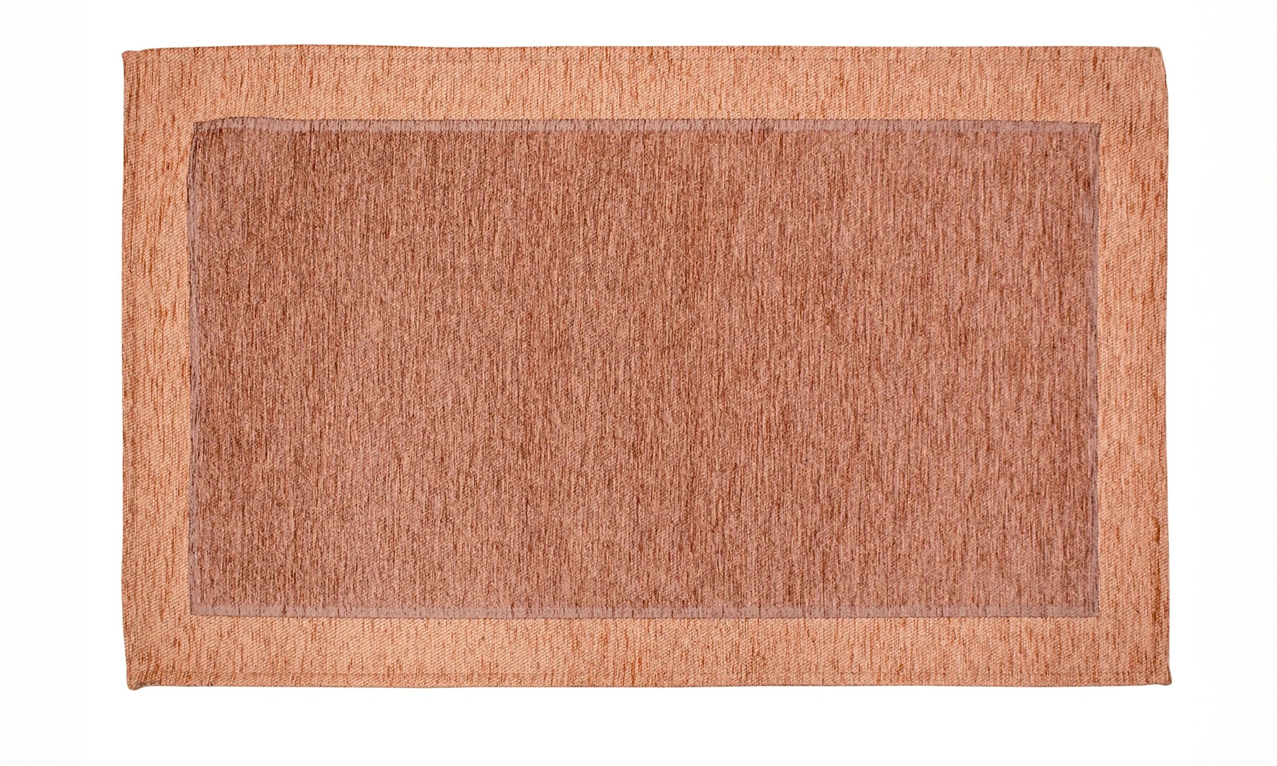 TAPPETO ARREDO DIS.ROMA CON ANTISCIVOLO, tappeto moderno in ciniglia color tono caldo, resistente e facile da pulire.