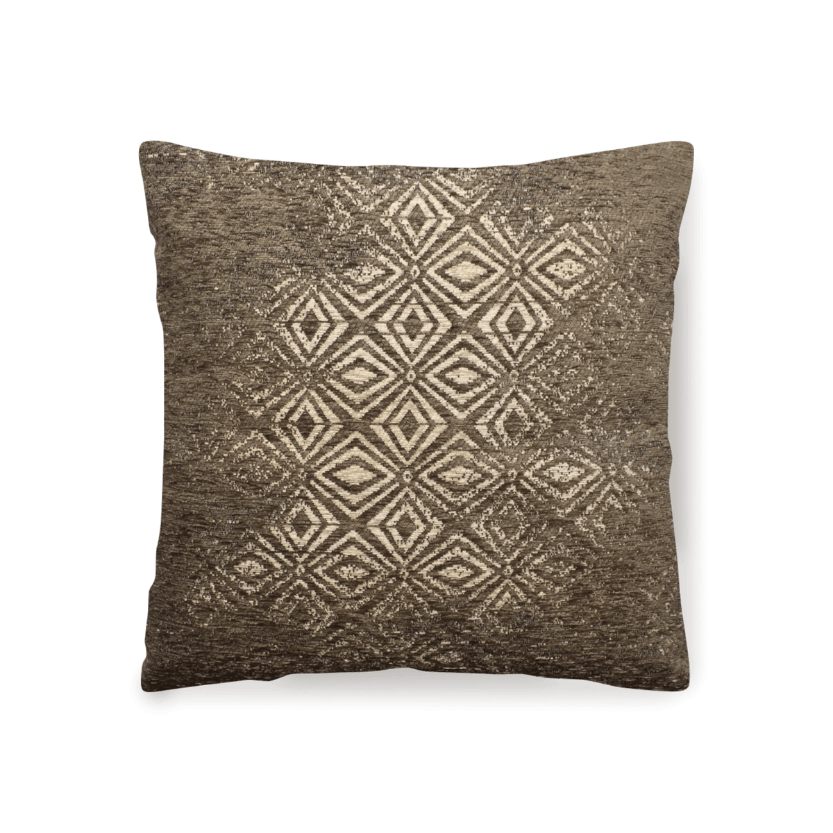 COPPIA CUSCINI ARREDO JACQUARD SFODERABILI TACITO con design geometrico in tonalità neutre