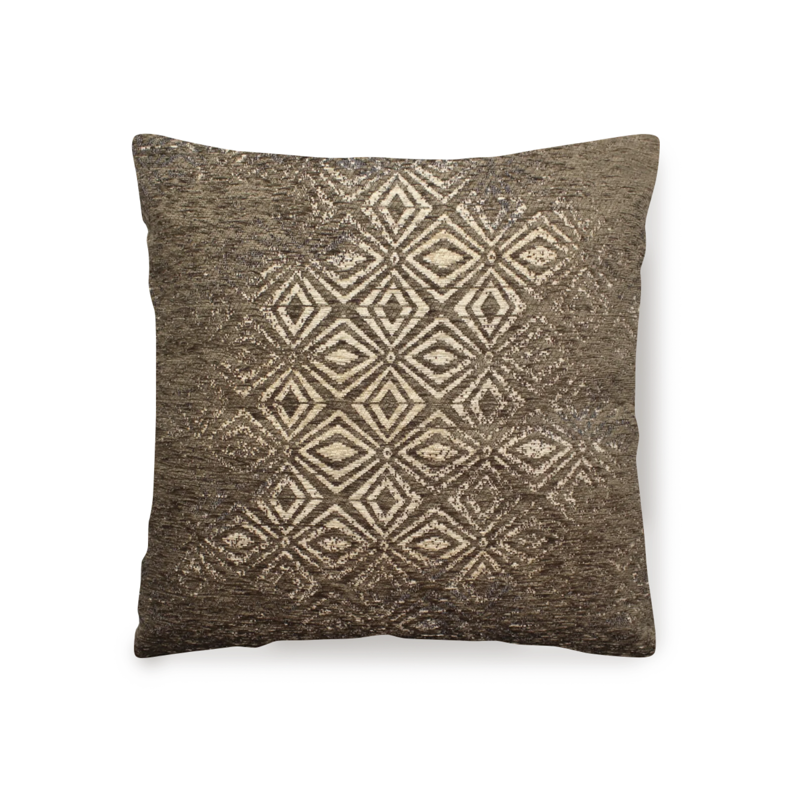 COPPIA CUSCINI ARREDO JACQUARD SFODERABILI TACITO con design geometrico in tonalità neutre