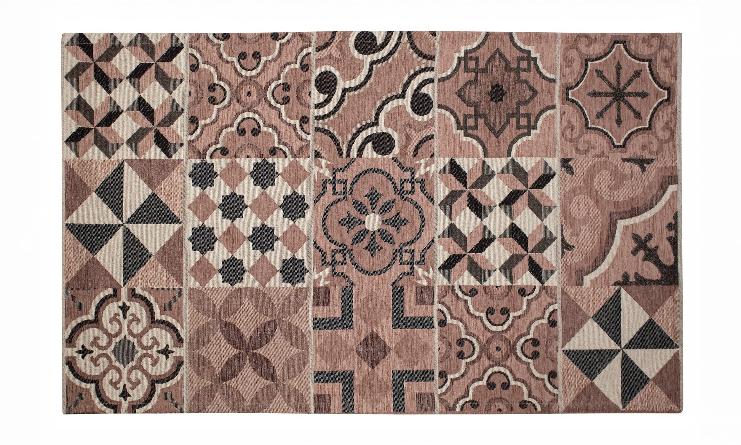 TAPPETO DA CUCINA CEMENTINE CON ANTISCIVOLO con design geometrico colorato e antiscivolo, ideale per ogni stanza.