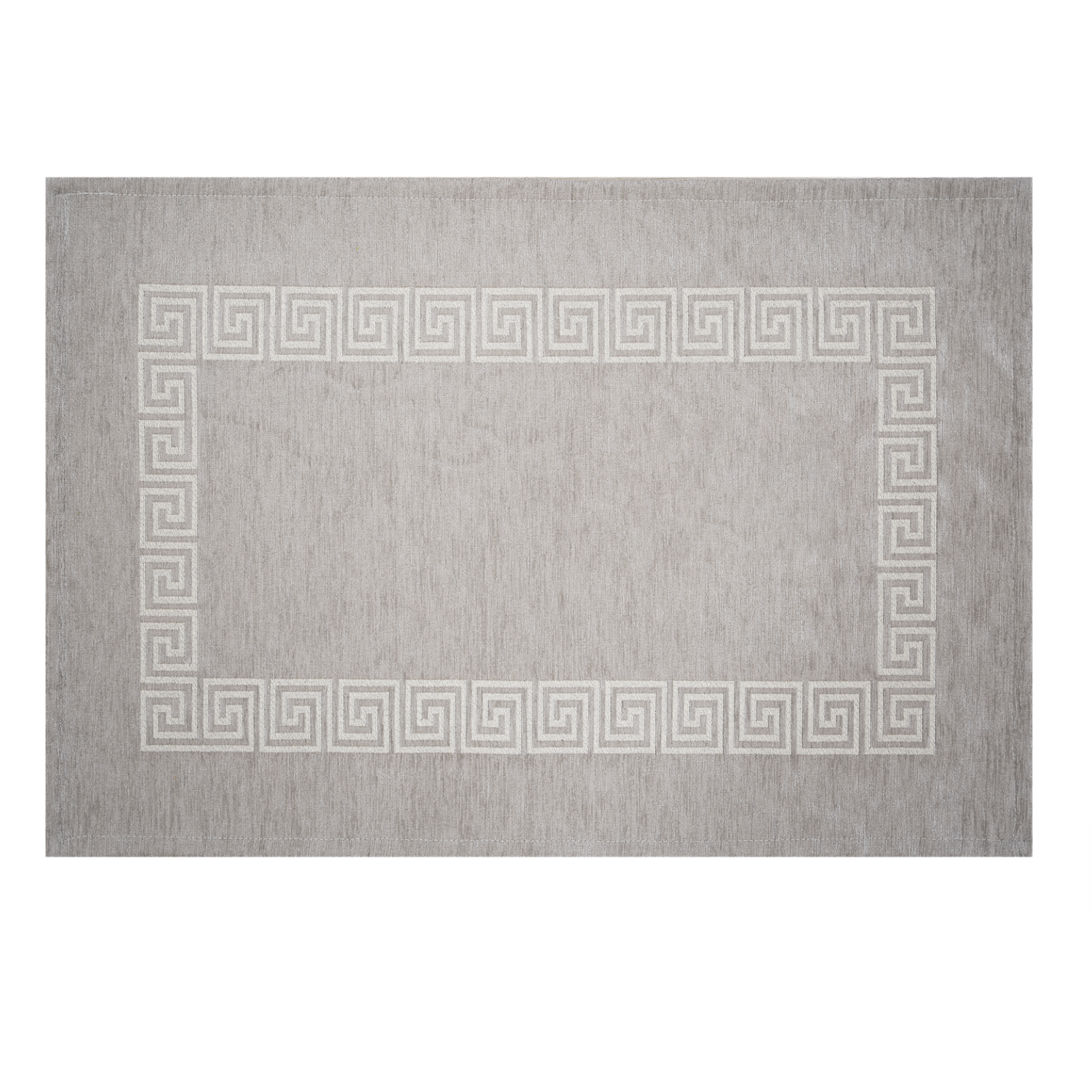 TAPPETO DA CUCINA DIS.CIPRO COL.GRIGIO PERLA 57X140 CM ANTISCIVOLO