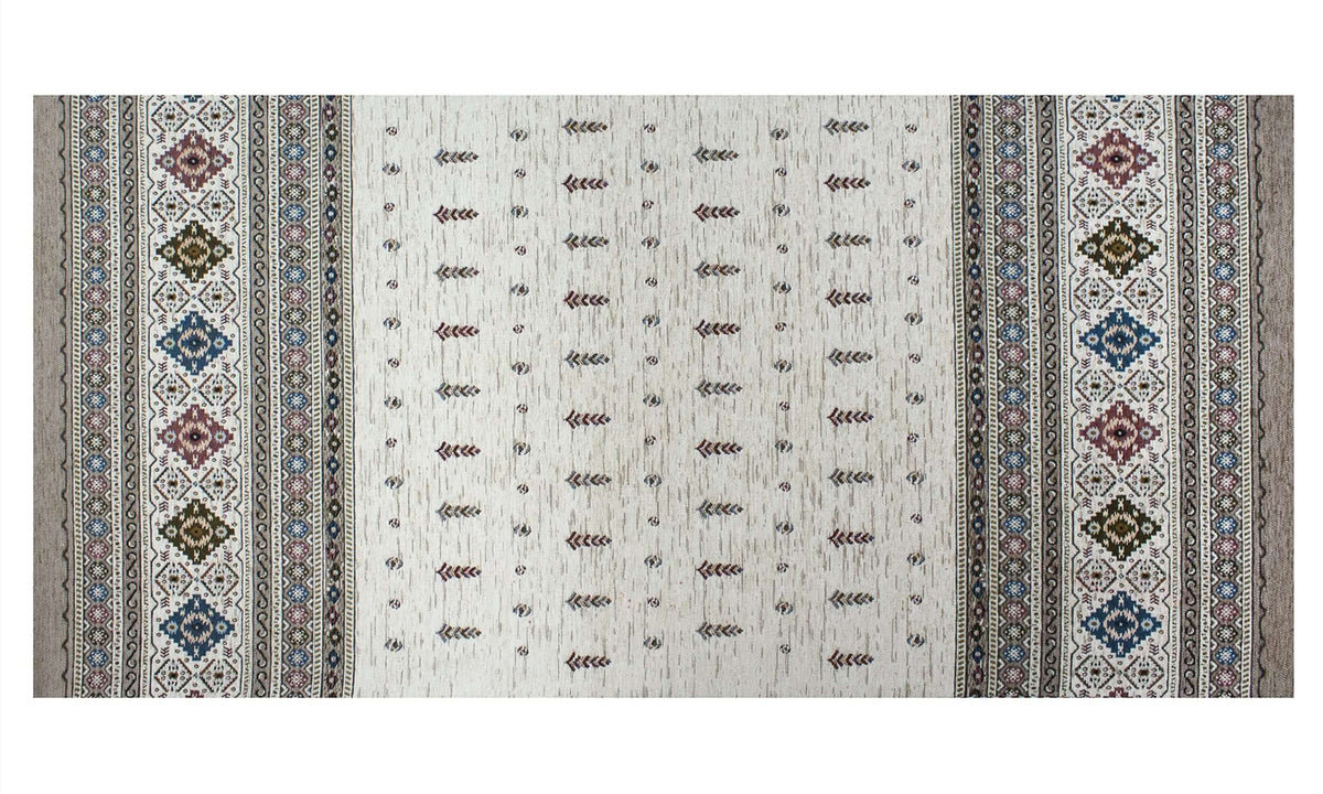 TAPPETO ARREDO LOOM CON ANTISCIVOLO con motivo elegante e colori vivaci, ideale per arredare ogni stanza.