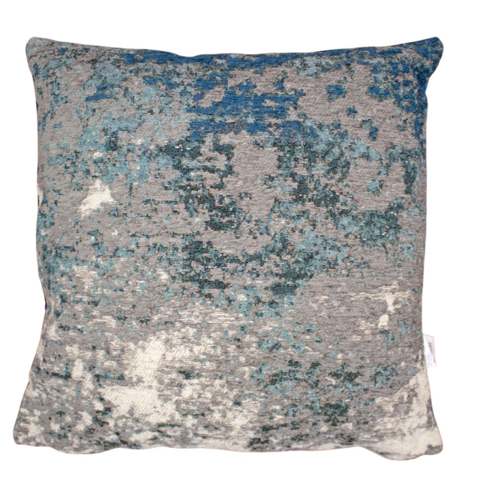 PAAR JACQUARD-DEKOKISSEN MIT ABNEHMBARER BEZUG 50X50 CM BETA BLAU
