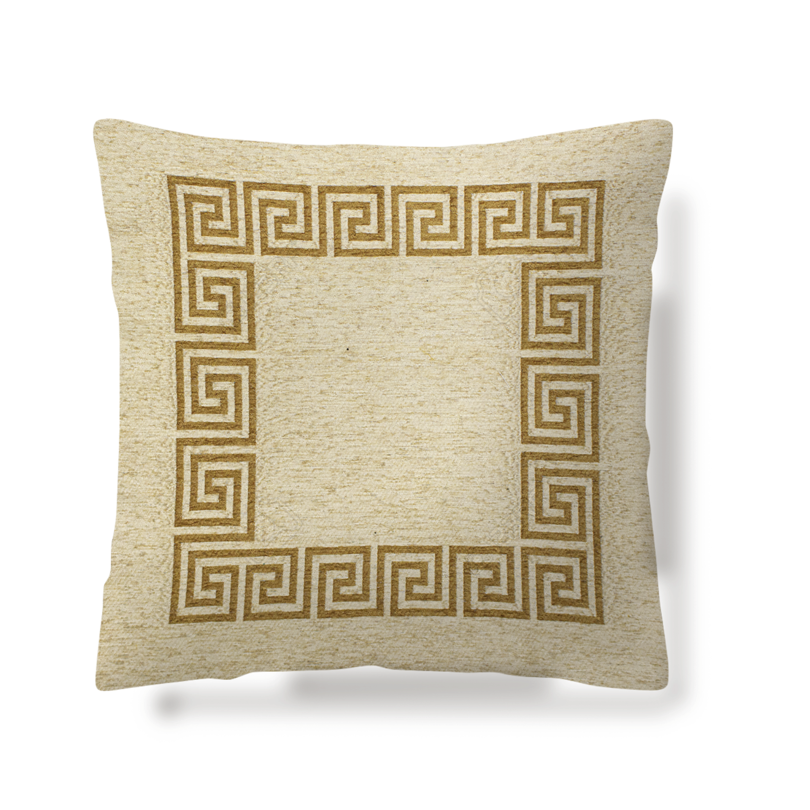 PAAR JACQUARD SOFAKISSEN ABNEHMBAR 50X50 CM ATHEN CHAMPAGNER