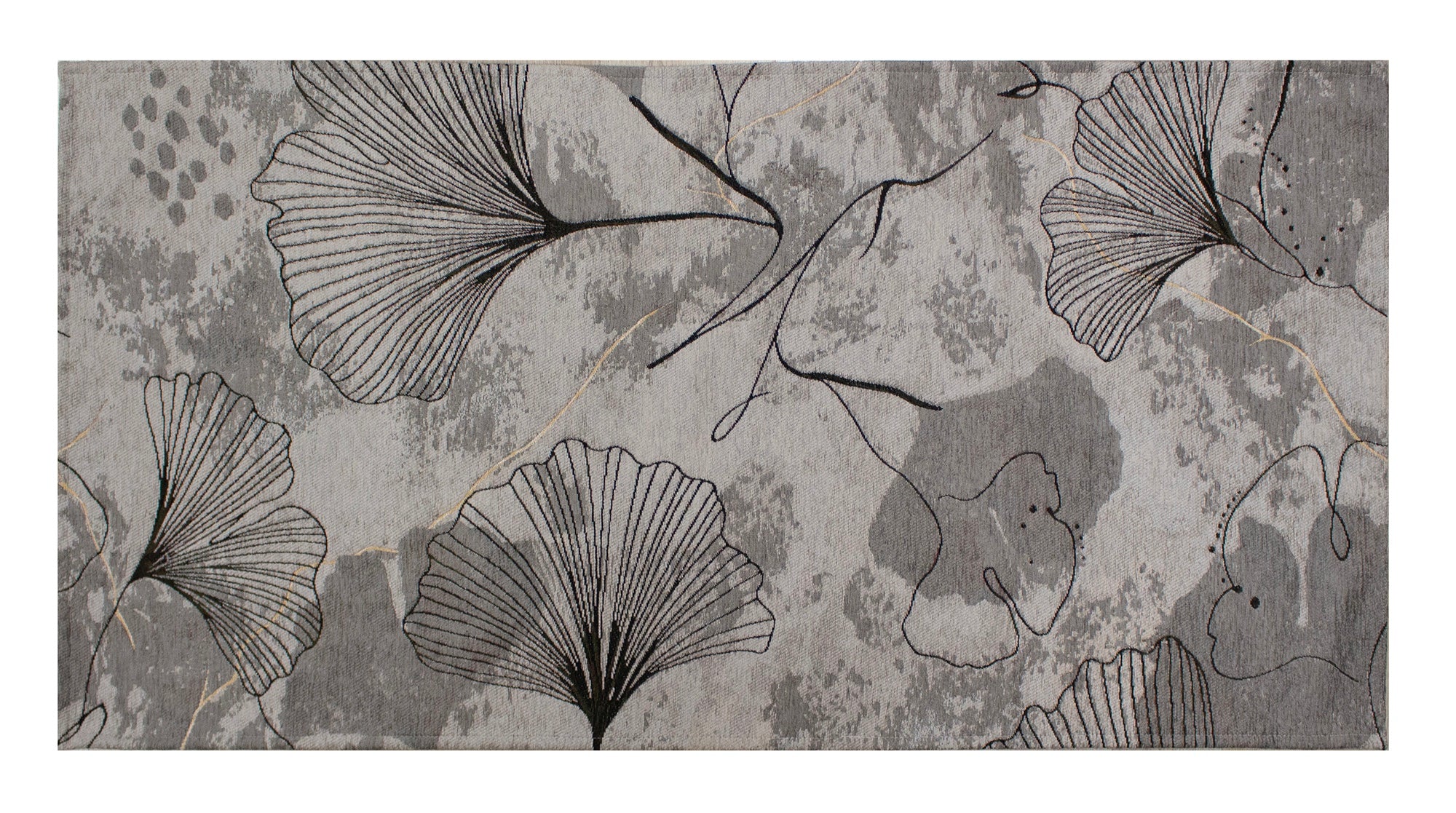 DEKORATIONSTEPPICH DESIGN VIENNA FARBE WARMGRAU 140X200 CM MIT RUTSCHFESTER UNTERLAGE
