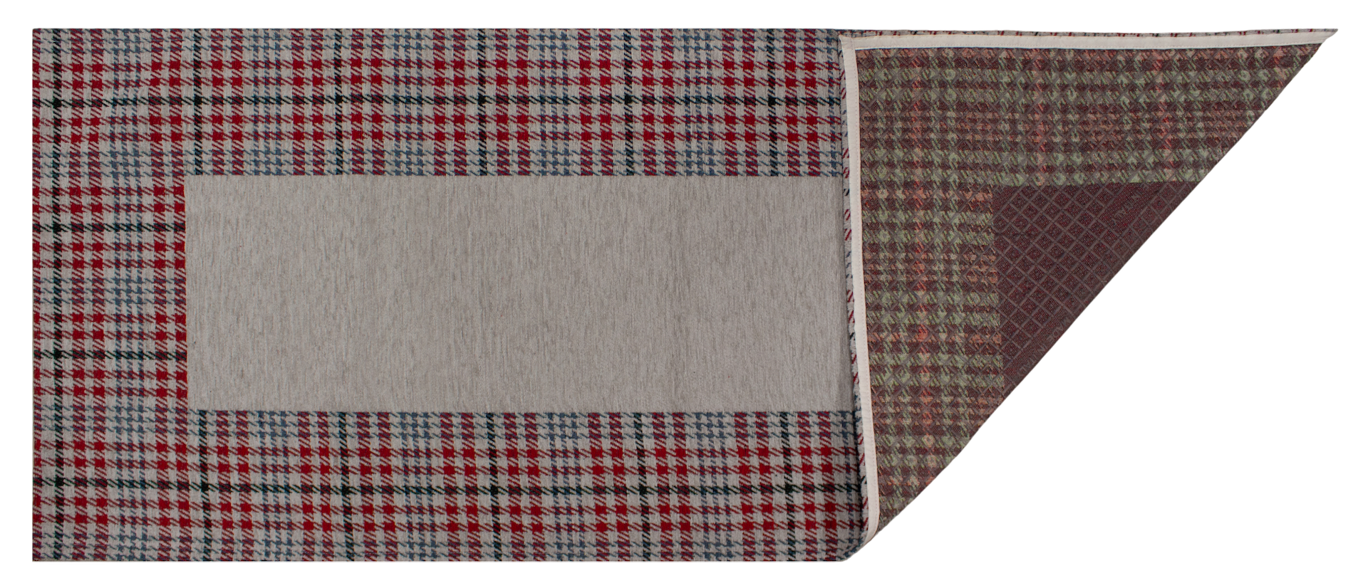 KÜCHENTEPPICH DIS.OXFORD FARBE PERLGRAU 57X80 CM MIT RUTSCHFESTER UNTERLAGE