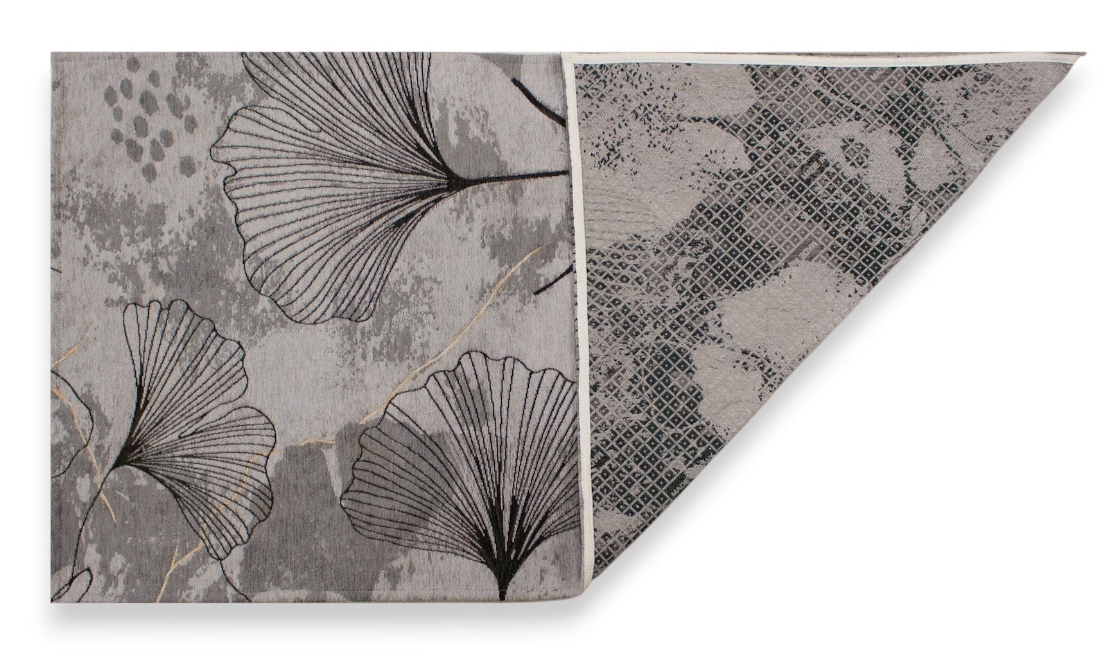 DEKORATIONSTEPPICH DESIGN VIENNA FARBE WARMGRAU 140X200 CM MIT RUTSCHFESTER UNTERLAGE