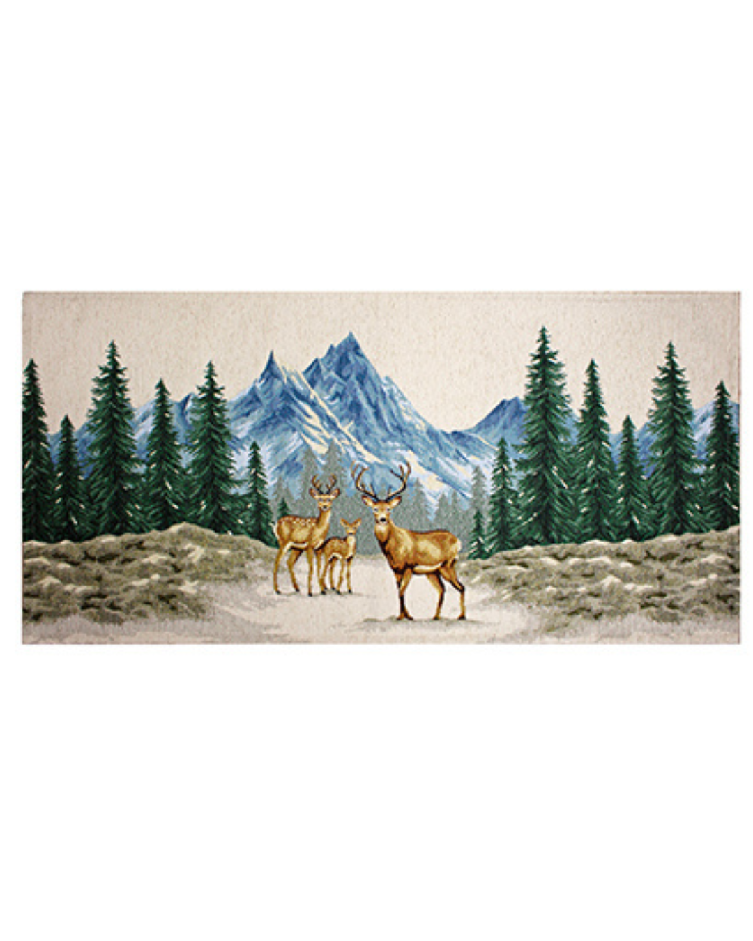 TAPPETO DA CUCINA MONTAGNA 57X115 CM ANTISCIVOLO