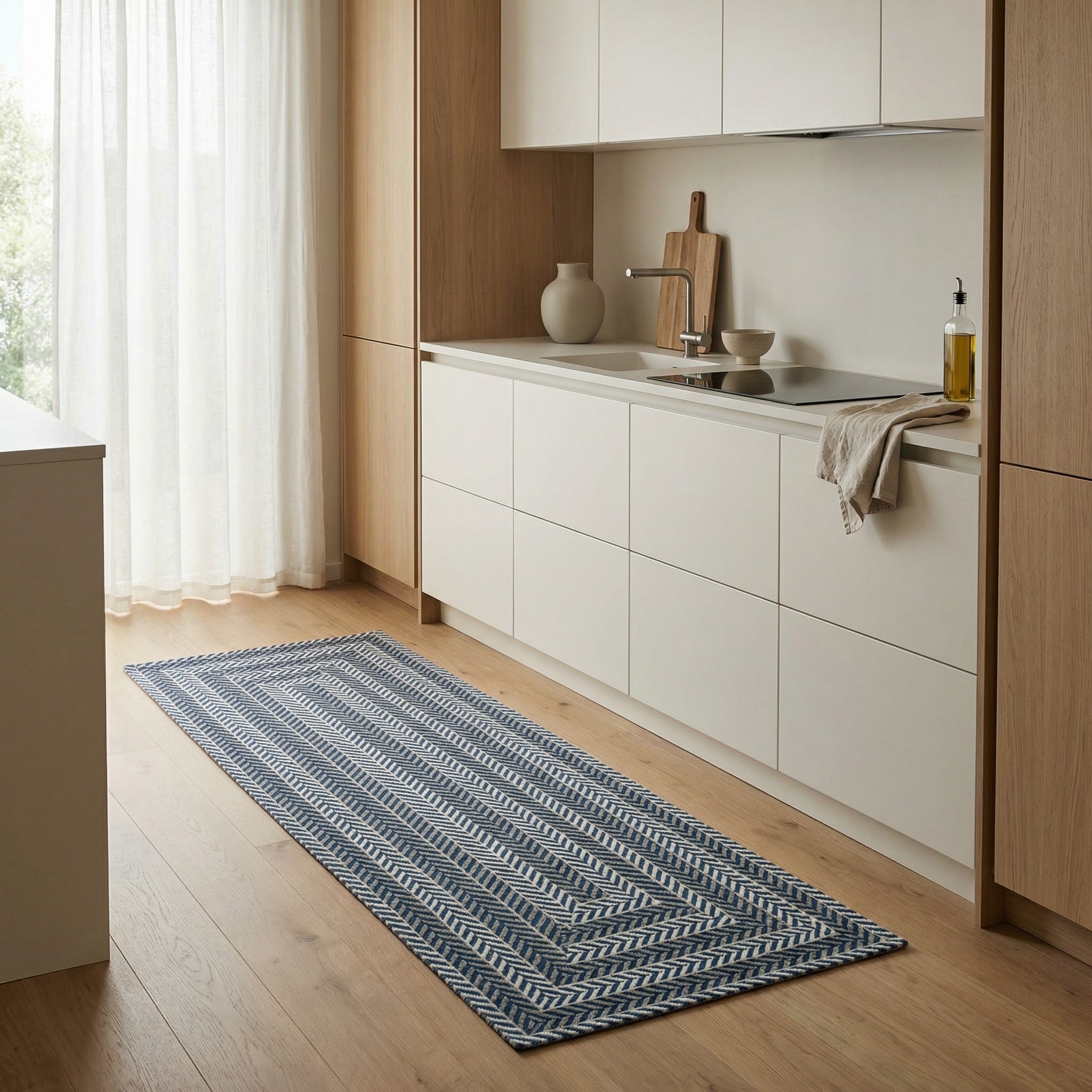 TAPPETO DA CUCINA DIS. SALICE CON ANTISCIVOLO