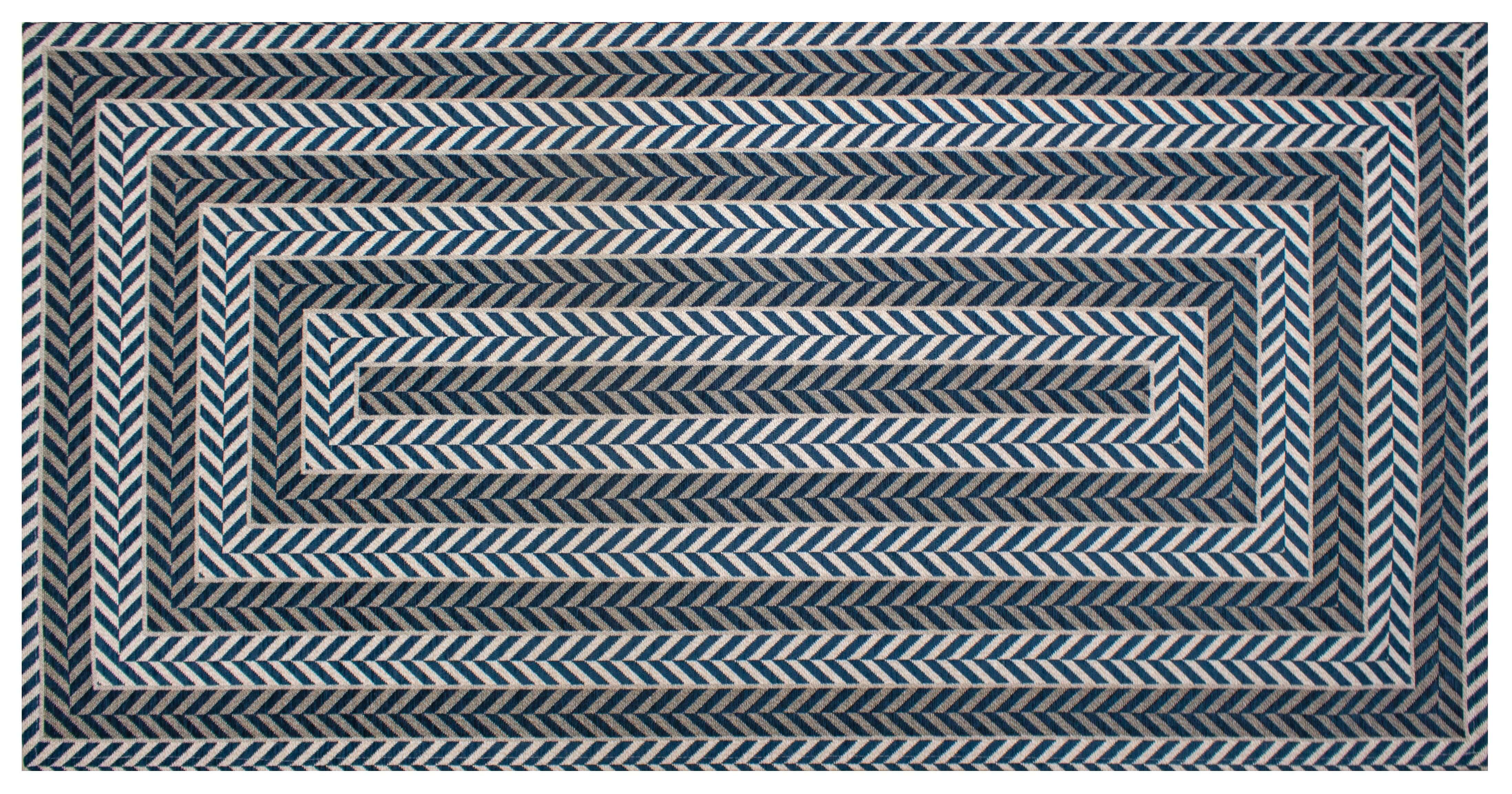 TAPPETO SALICE CON RETRO ANTISCIVOLO, motivo a spina, design elegante e contemporaneo, ideale per arricchire gli spazi.