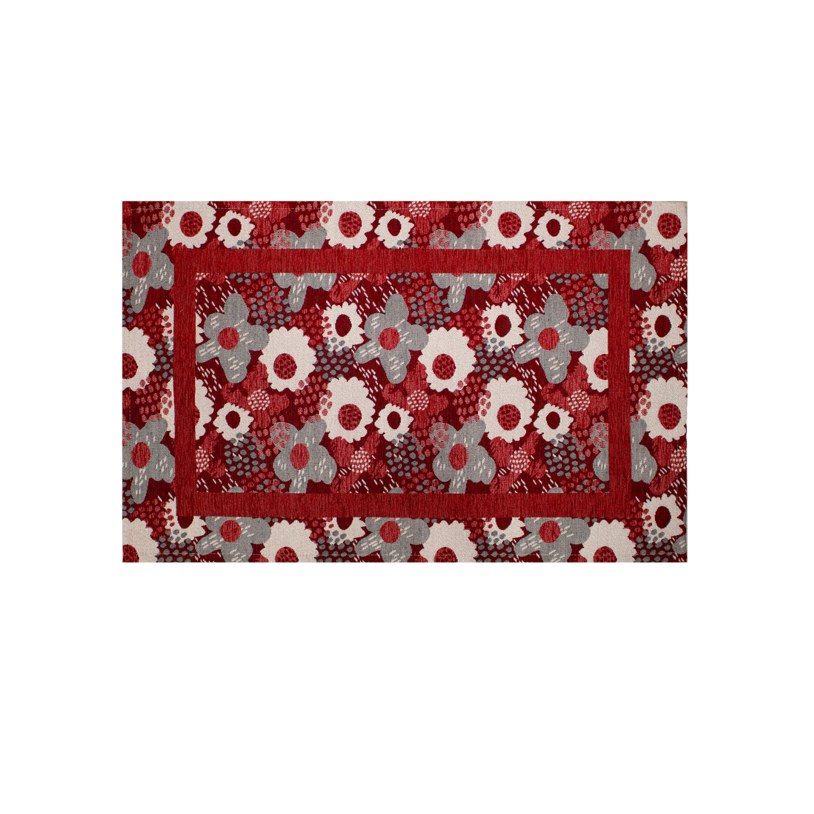KÜCHENTEPPICH DIS.ZIG ZAG FARBE PERLGRAU 57X280 CM RUTSCHFEST
