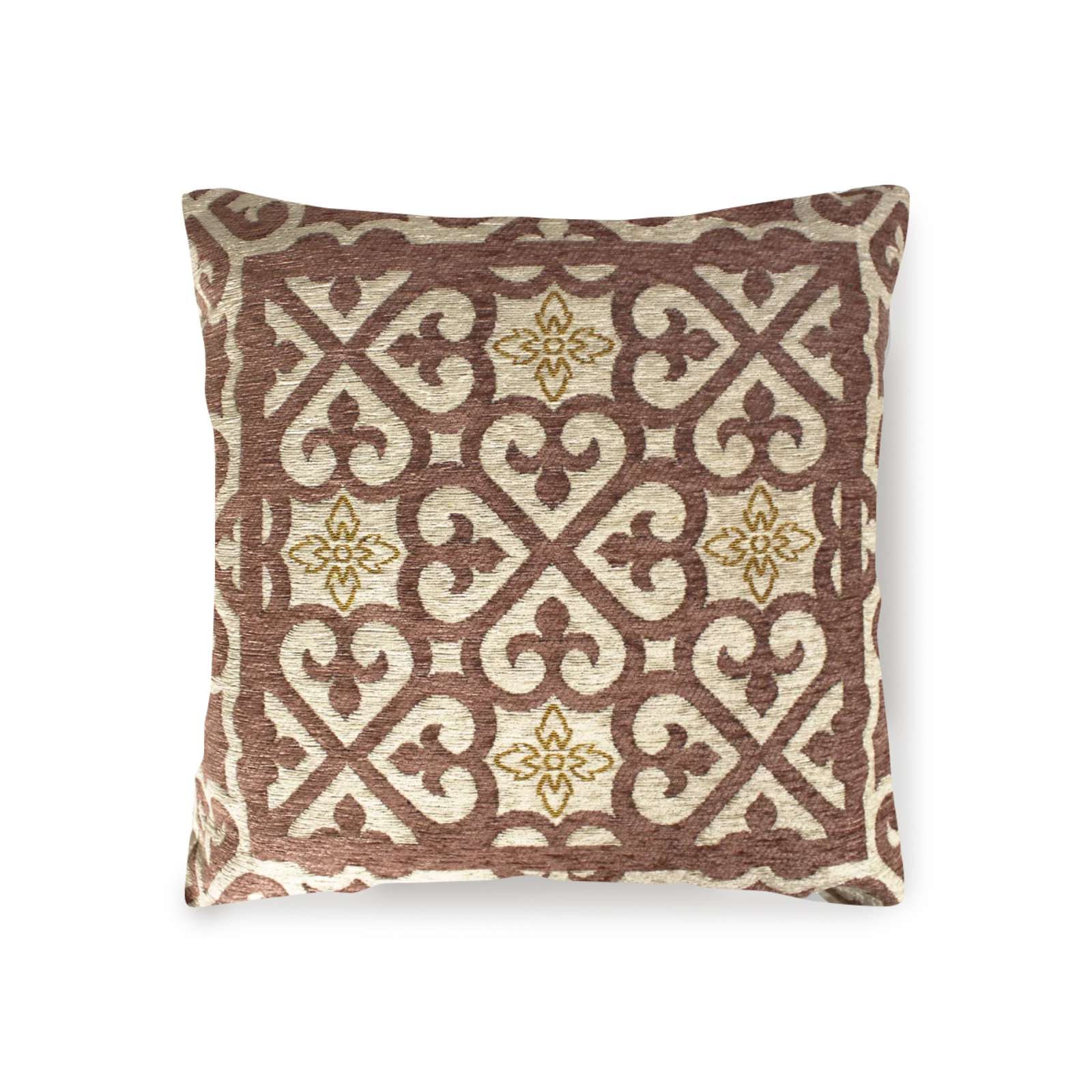 COPPIA CUSCINI ARREDO JACQUARD SFODERABILI ARABIC, cuscino decorativo in jacquard con motivo colorato.