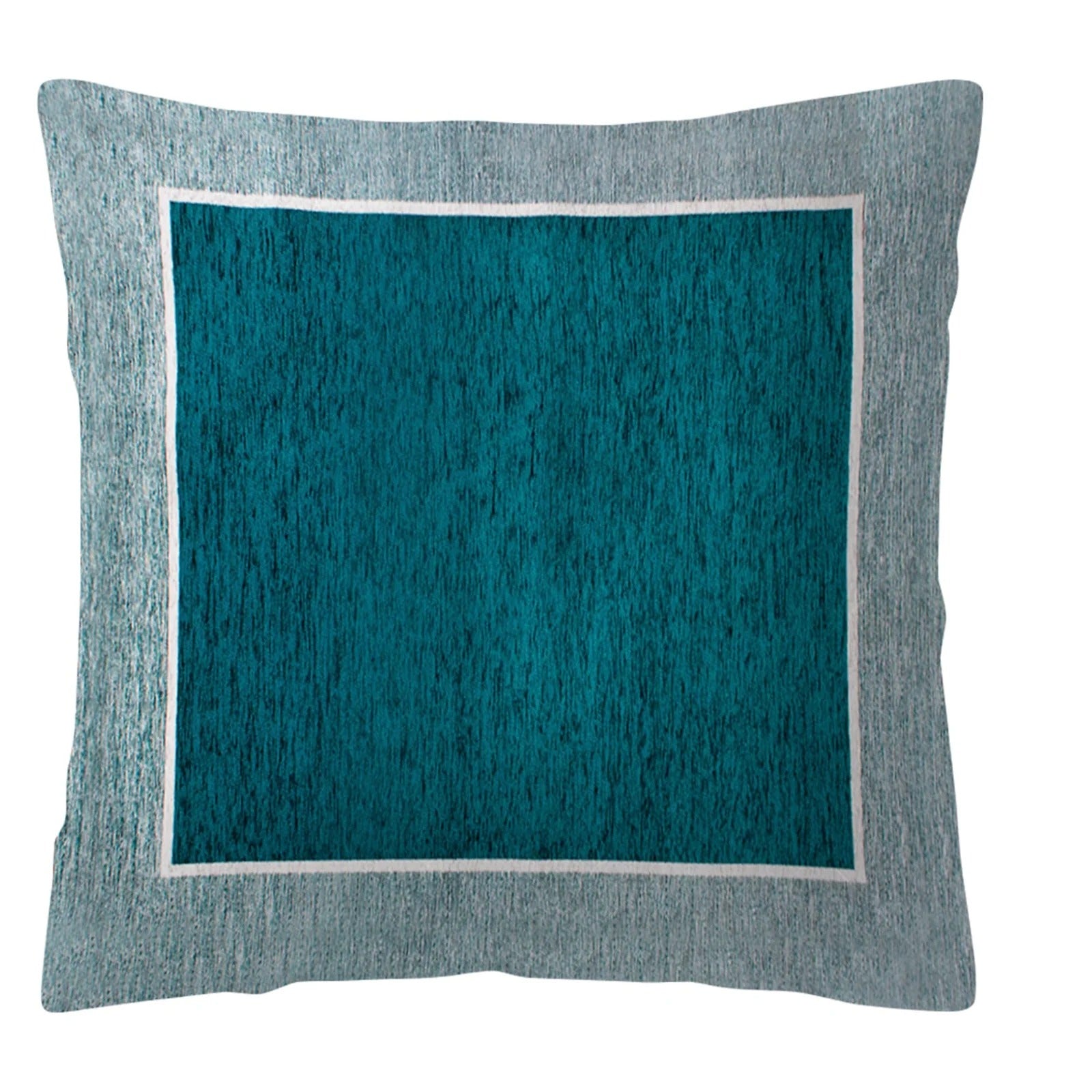 COPPIA CUSCINI ARREDO JACQUARD SFODERABILI ROMA - Cuscino decorativo in tessuto jacquard con zip, ideale per arredare la casa.