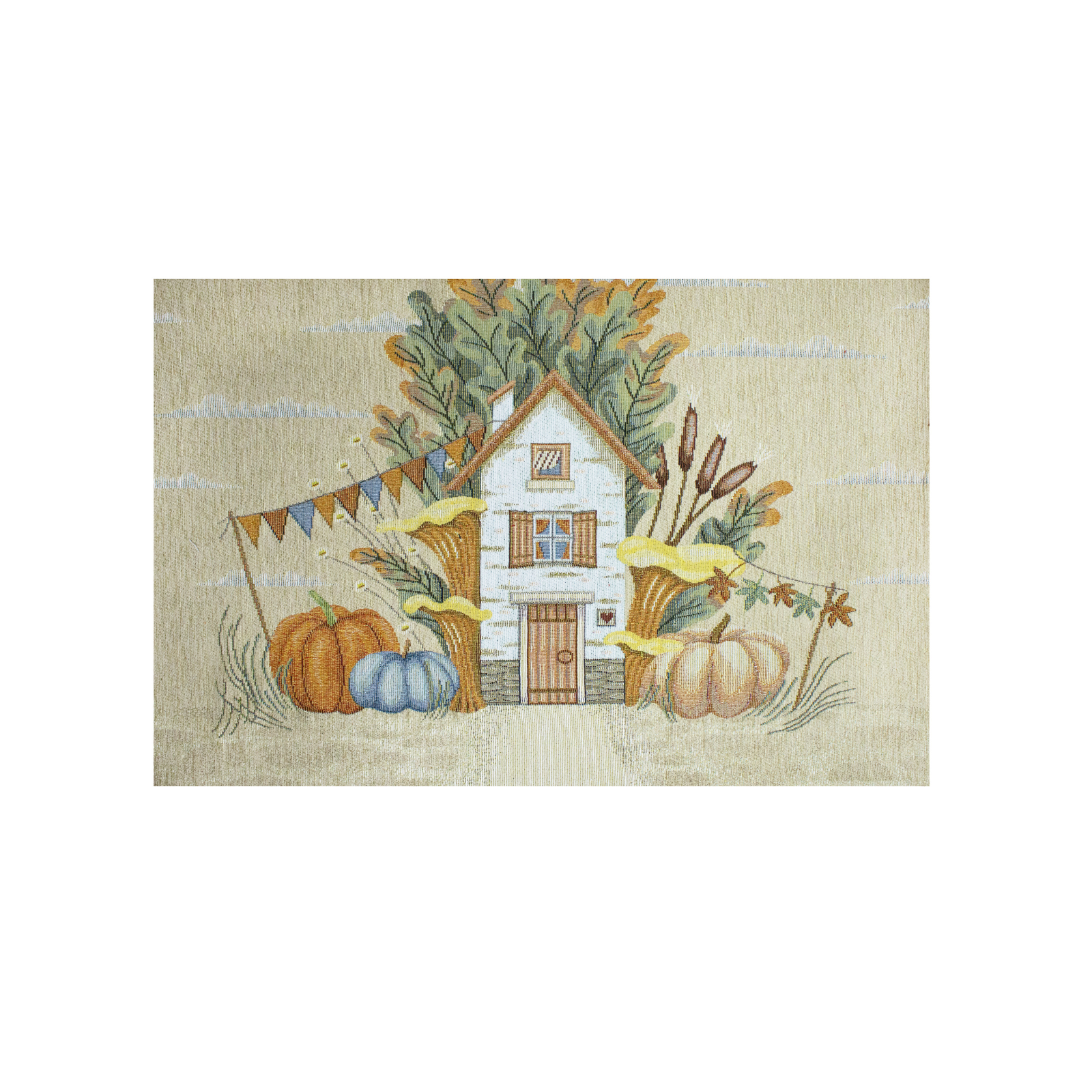 TAPPETO DA CUCINA DIS. AUTUNNO COL.50X80 CM CON ANTISCIVOLO