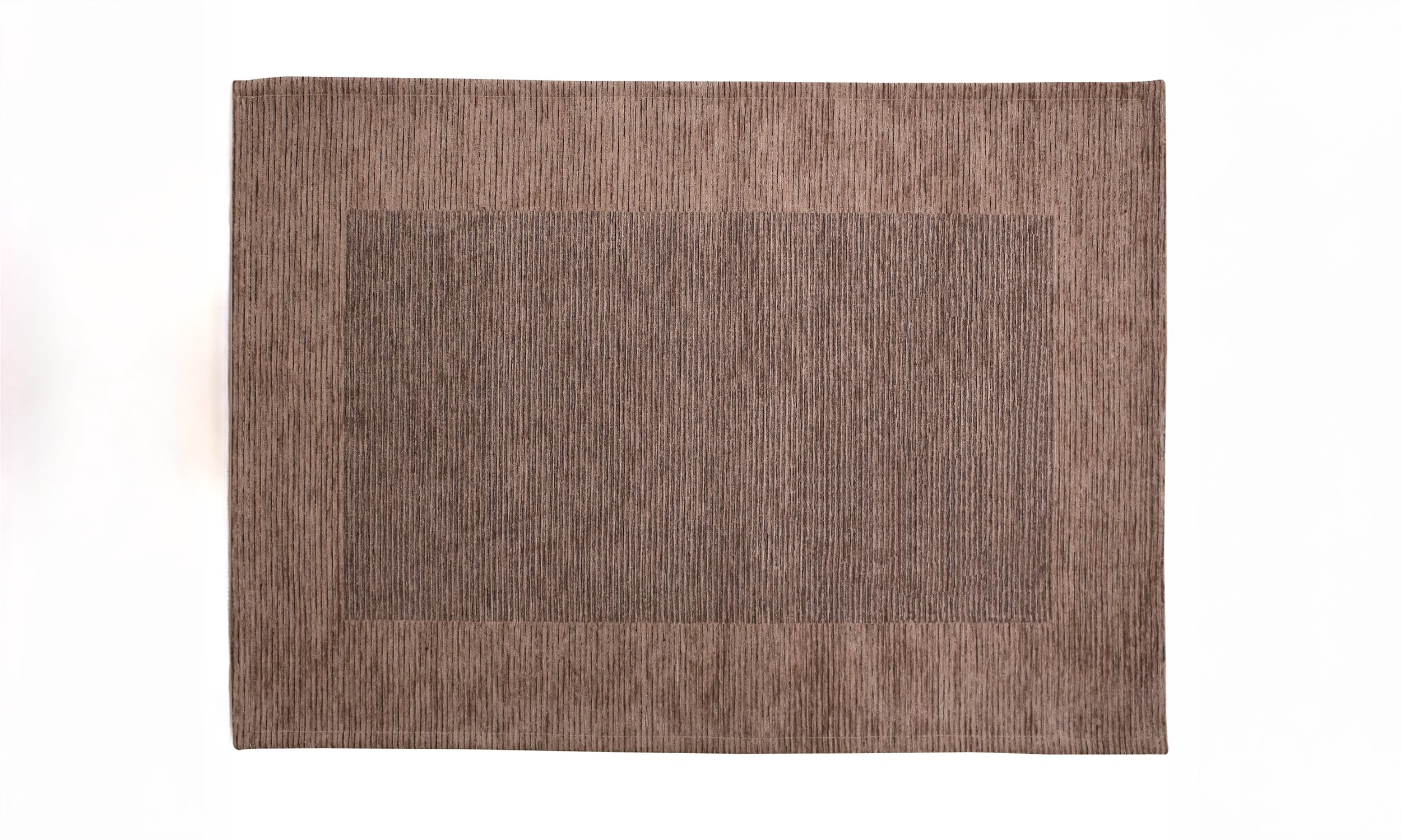 KÜCHENTEPPICH MIT STREIFENMUSTER IN PFLAUME 57X85 CM MIT RUTSCHFESTER UNTERLAGE
