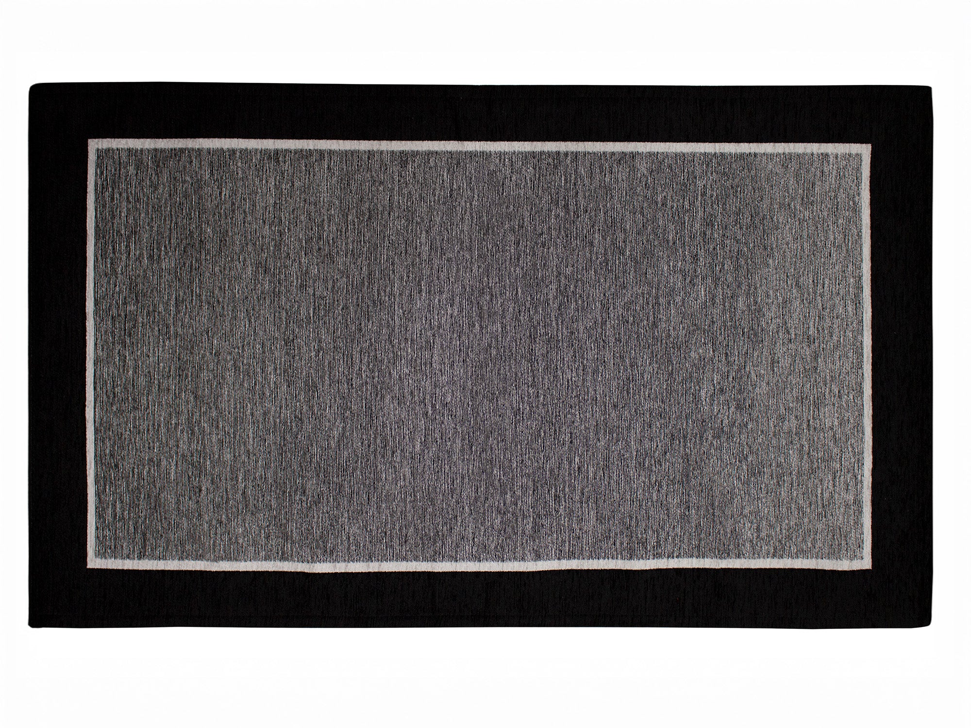 Tappeto moderno dis.roma nero chiaro 115x175 cm, antiscivolo, morbido e facile da pulire.